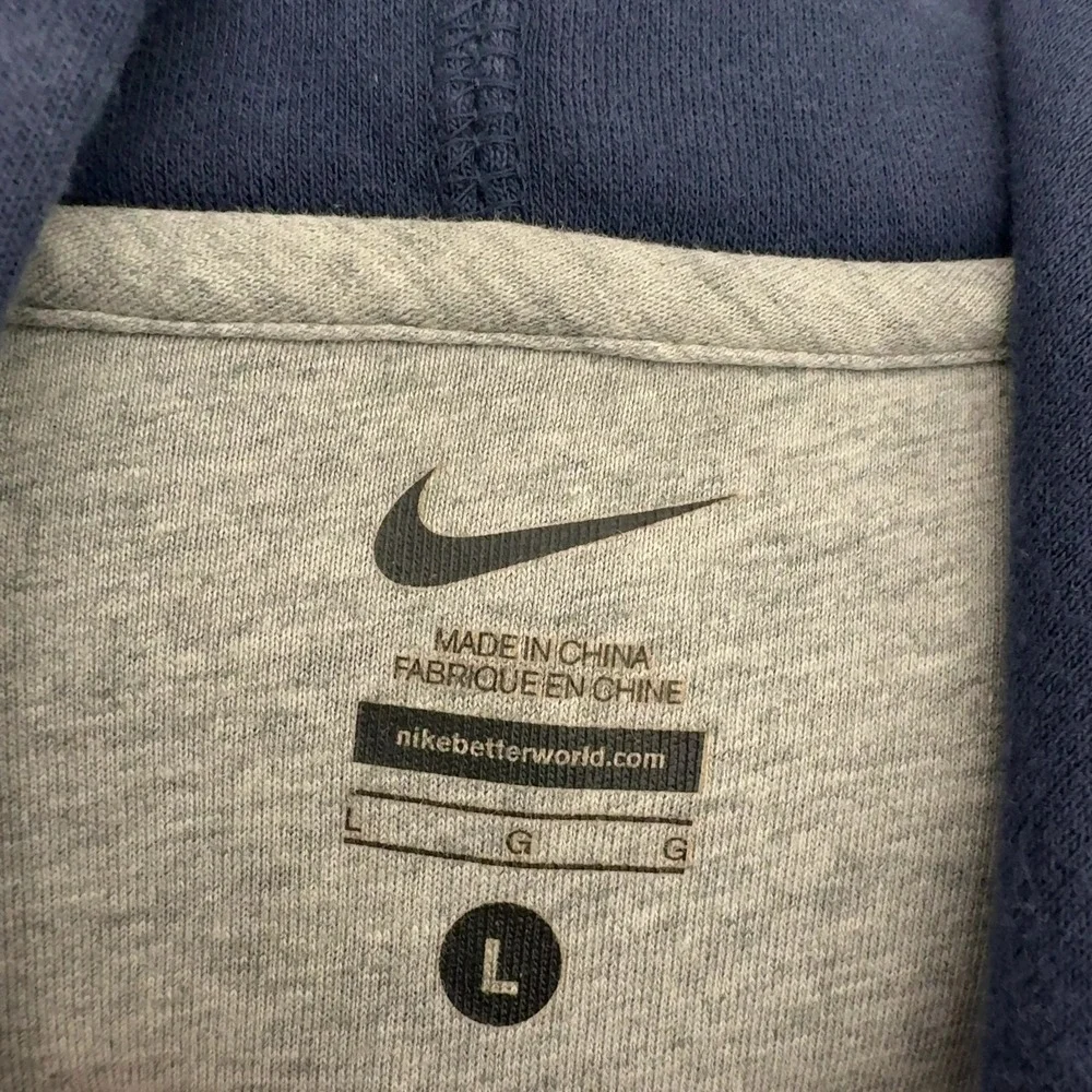 New England Patriots Nike Hoodie Mens L Blue Cotton Super Bowl LI Champions